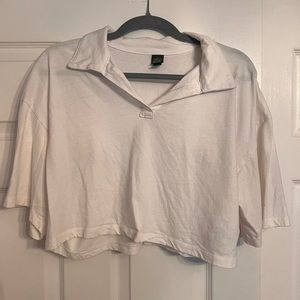 Cropped Collared Tshirt
